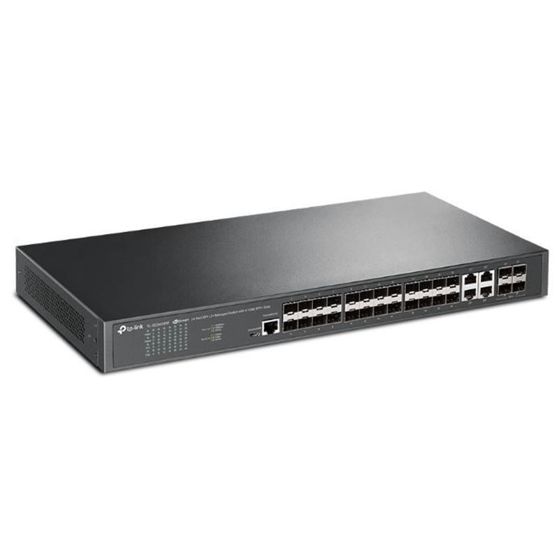 TP-LINK OMADA TL-SG3428XF 24 PORT GIGABIT SFP/4XPORT RJ45 COMBO+4X10GIGABIT SFP+ UPLINK YÖNETİLEBİLİR RACKMOUNT SWITCH - Tp-Link - görsel 2