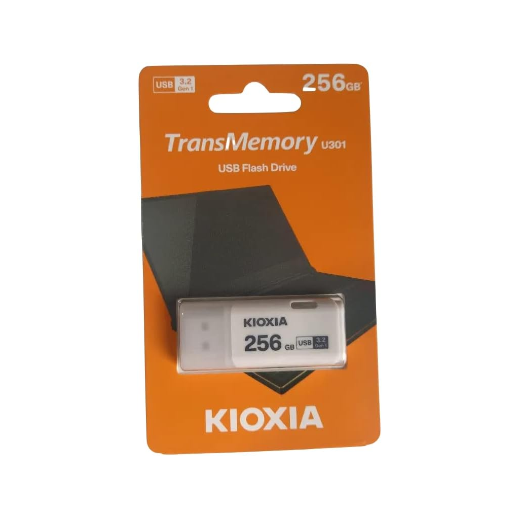 KIOXIA U301W 256GB USB 3.2 Gen1 TransMemory Flash Disk (Beyaz) - Kioxia - görsel 2