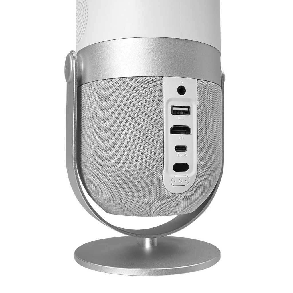 EVEREST PJ09, Beyaz, 4500 Lümen, 1280X720, 1xType-C, 1xHDMI, 1xUSB, WiFi, Bluetooth, 50.000 Saat Led Ömrü, 3W Speaker, Android 9.0, FULL HD Projeksiyon Cihazı - Everest - görsel 4