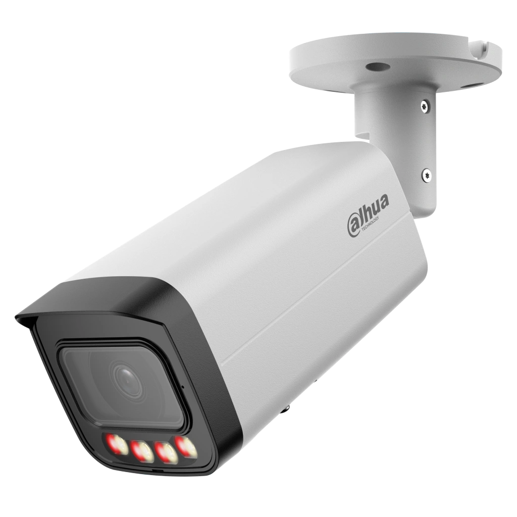 DAHUA IPC-HFW21249T-AS-IL  12Mpix, 3,6mm Lens,SD Kart, Smart Dual Light, H265+, 30Mt Gece Görüşü, IP67, Dahili Mikrofon, PoE Bullet IP Kamera (Beyaz) - Dahua - görsel 2