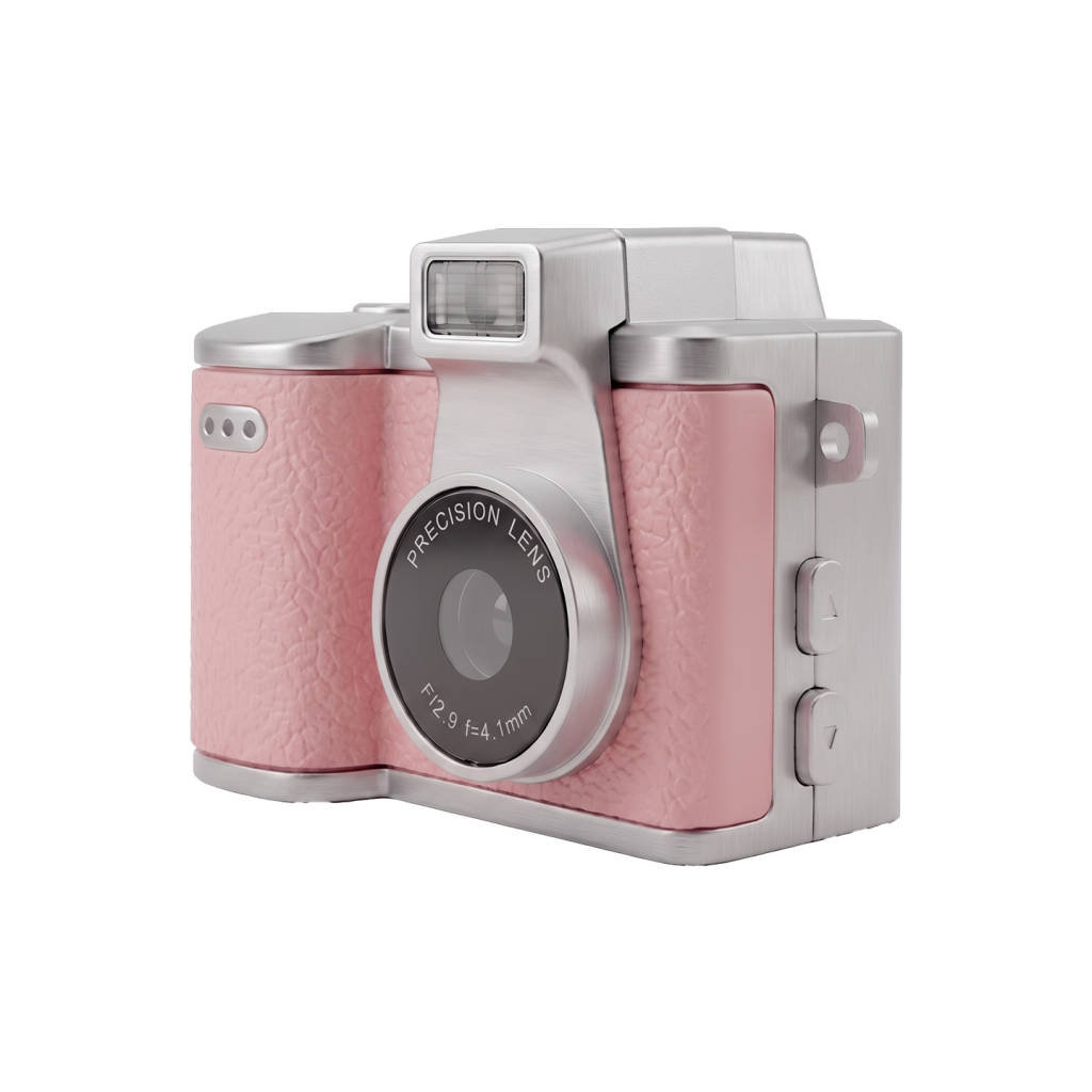 EVEREST ADK1980, Pembe, 720P HD, 200mAh Batarya, 1" Ekran, Anahtarlık Askılı, Flashlı, Mini Retro Dijital Kamera - Everest - görsel 4