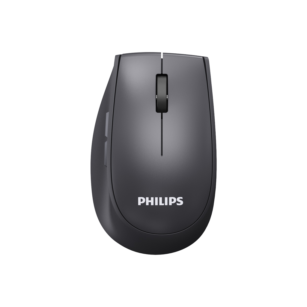 PHILIPS SPK7627K, Gri, USB Nano 2,4Gh ve Bluetooth Kablosuz, 1600dpi, Optic, 5 Tuşlu, Şarj Edilebilir, Sessiz Click, Mouse - Philips - görsel 3