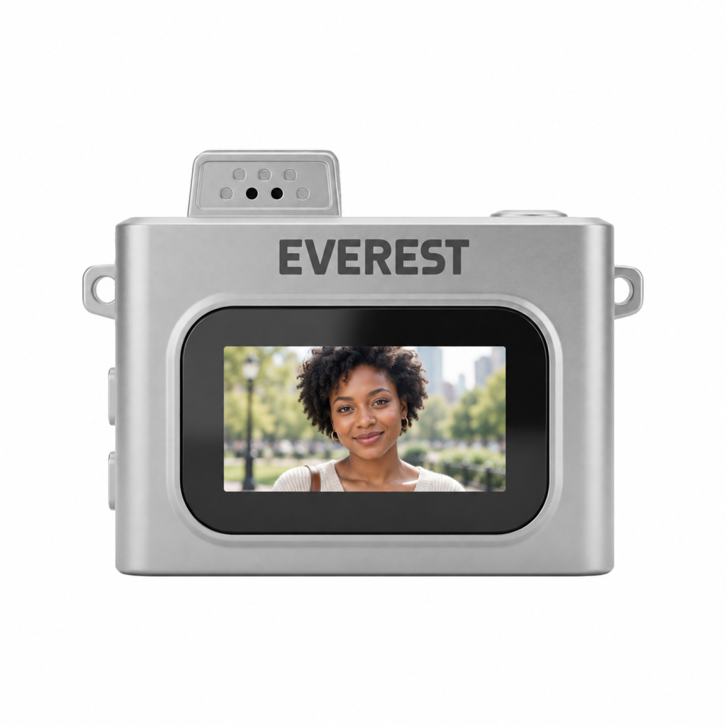 EVEREST ADK1980, Pembe, 720P HD, 200mAh Batarya, 1" Ekran, Anahtarlık Askılı, Flashlı, Mini Retro Dijital Kamera - Everest - görsel 5