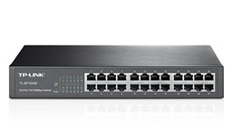 TP-LINK TL-SF1024D, 24Port, MegaBit, Metal Kasa, Yönetilemez, Rackmount Switch - Tp-Link - görsel 2
