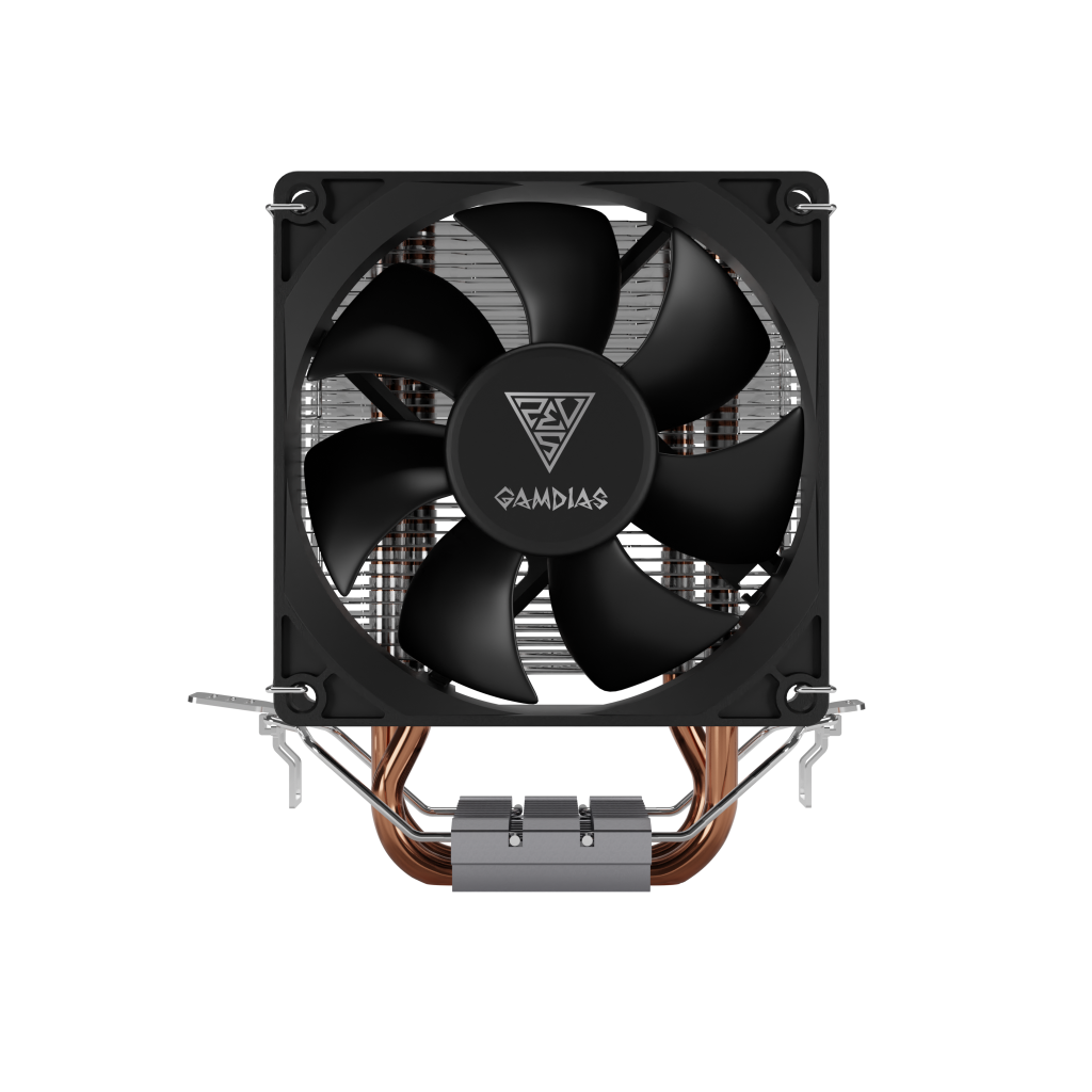 GAMDIAS BOREAS E1-210 MONO, 92mm, CPU  Kule Tipi Hava Soğutma, Doğrudan Temas Teknolojisine Sahip 2 adet Gelişmiş Bakır Isı Borusu (AMD AM5 ve INTEL Tüm işlemciler ile uyumlu) - Gamdias - görsel 2