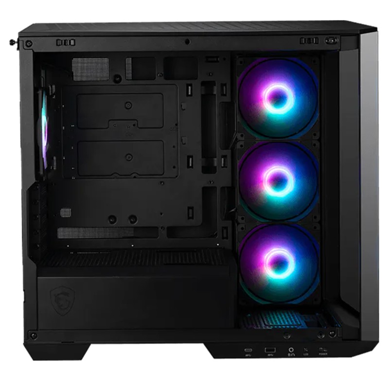 MSI MAG PANO M100R PZ TEMPERLİ CAM 3X120MM 1X120MM ARGB FAN MATX BEYAZ - MSI - görsel 3