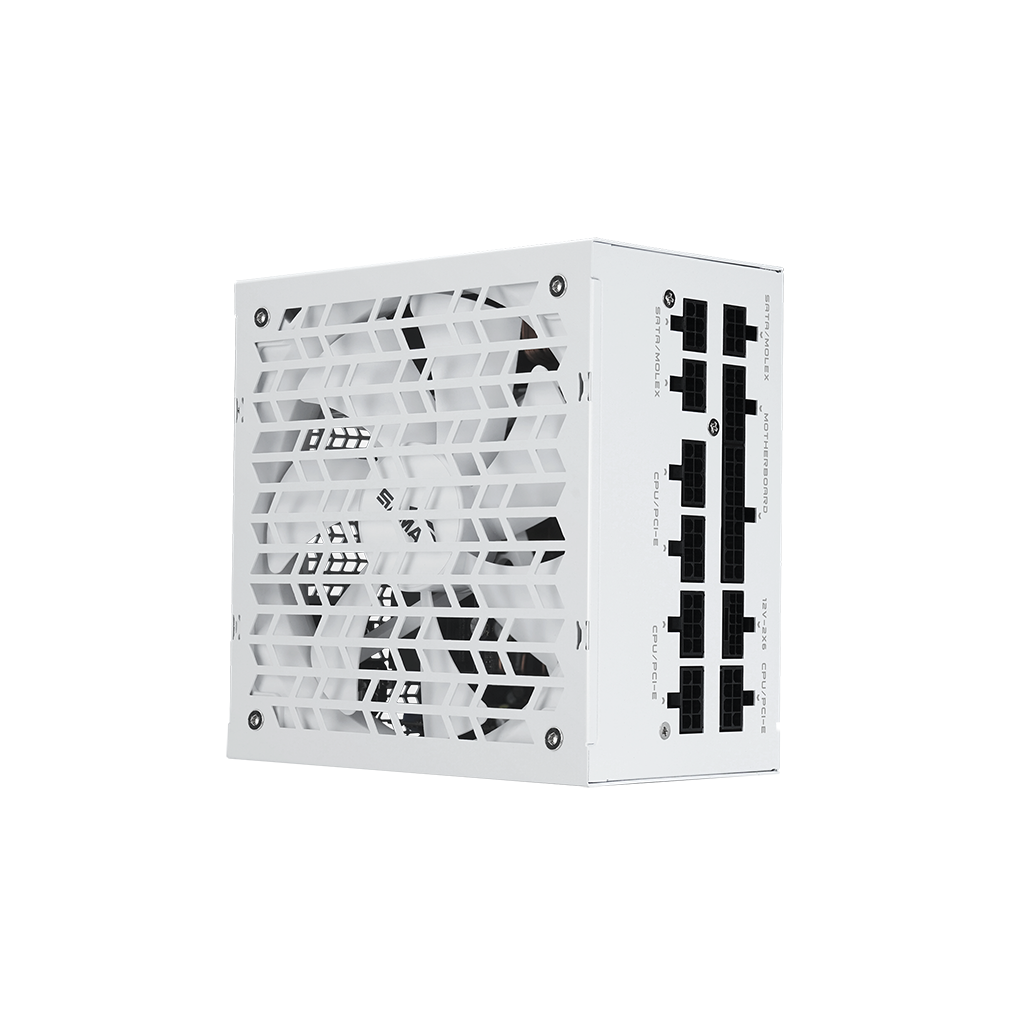 SAMA G1000, 1000W, White, 80+ Gold, Cybenetics Certified, Full Modüler, PCIE 5.1, ATX3.1, Beyaz, GAMING, ATX, Power Supply (PSU) - Sama - görsel 5