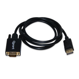 QPORT (Q-DPV) DISPLAY PORT TO VGA CEVIRICI 1.8M KABLO - QPORT