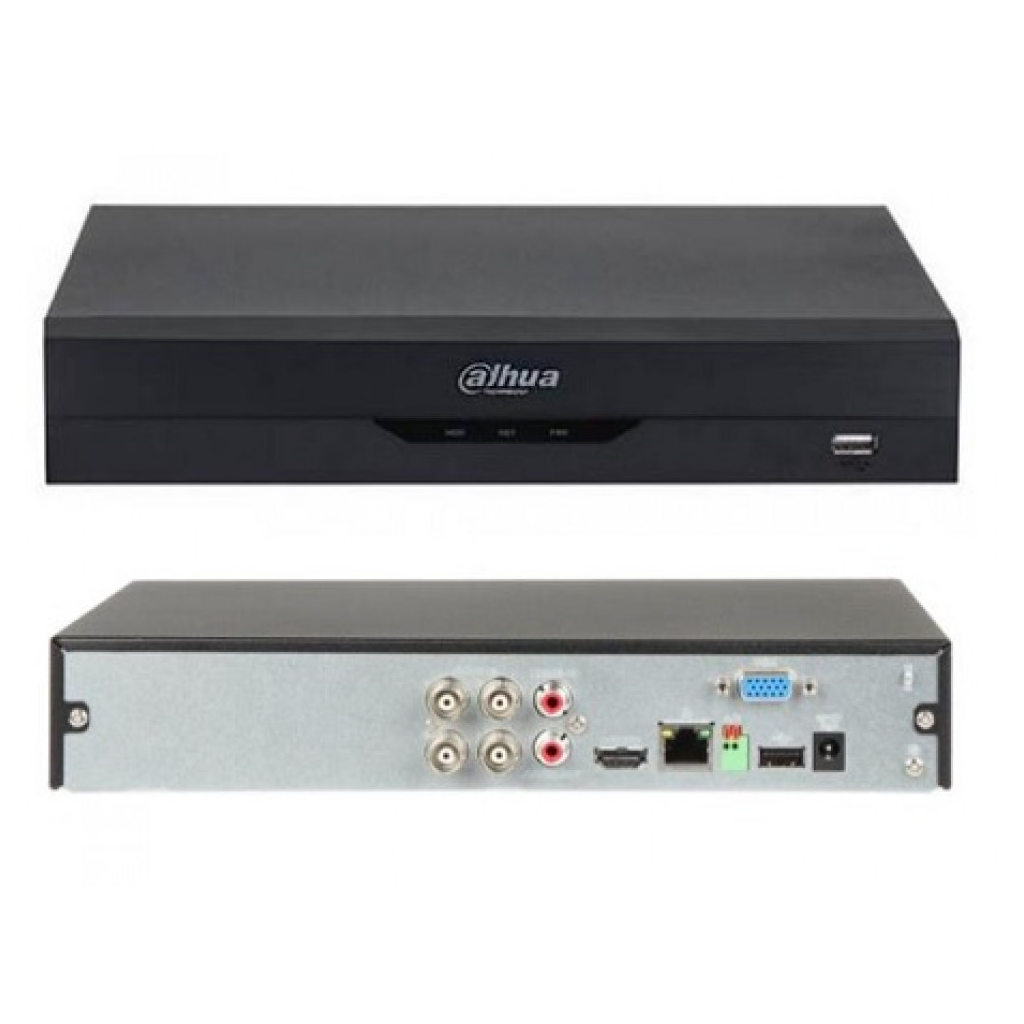 DAHUA XVR5104HS-5M-I3, 4Kanal, 5Mpix, H265+, 1 HDD Desteği, 5in1 DVR Cihazı - Dahua