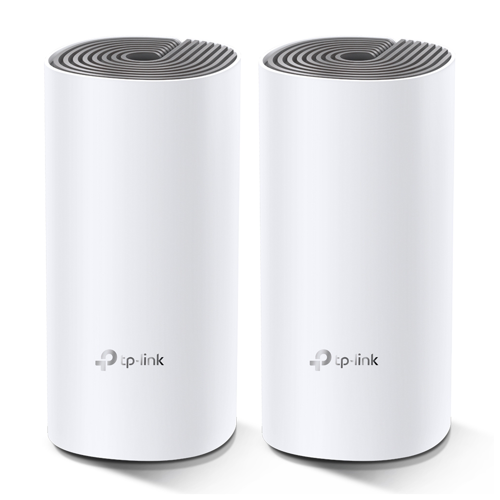 TP-LINK DECO-E4, AC1200, İkili Mesh, 1200Mbps, Dual Band, 2Port Megabit Lan, 260m2 Çekim Alanı, Router, Geniş Alan İnternet Ağı Sağlayıcısı - Tp-Link
