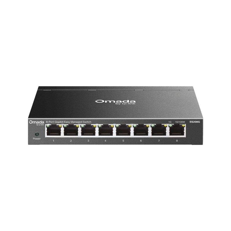 TP-LINK OMADA ES208G 8 PORT GIGABIT YONETİLEBİLİR METAL KASA SWITCH - Tp-Link