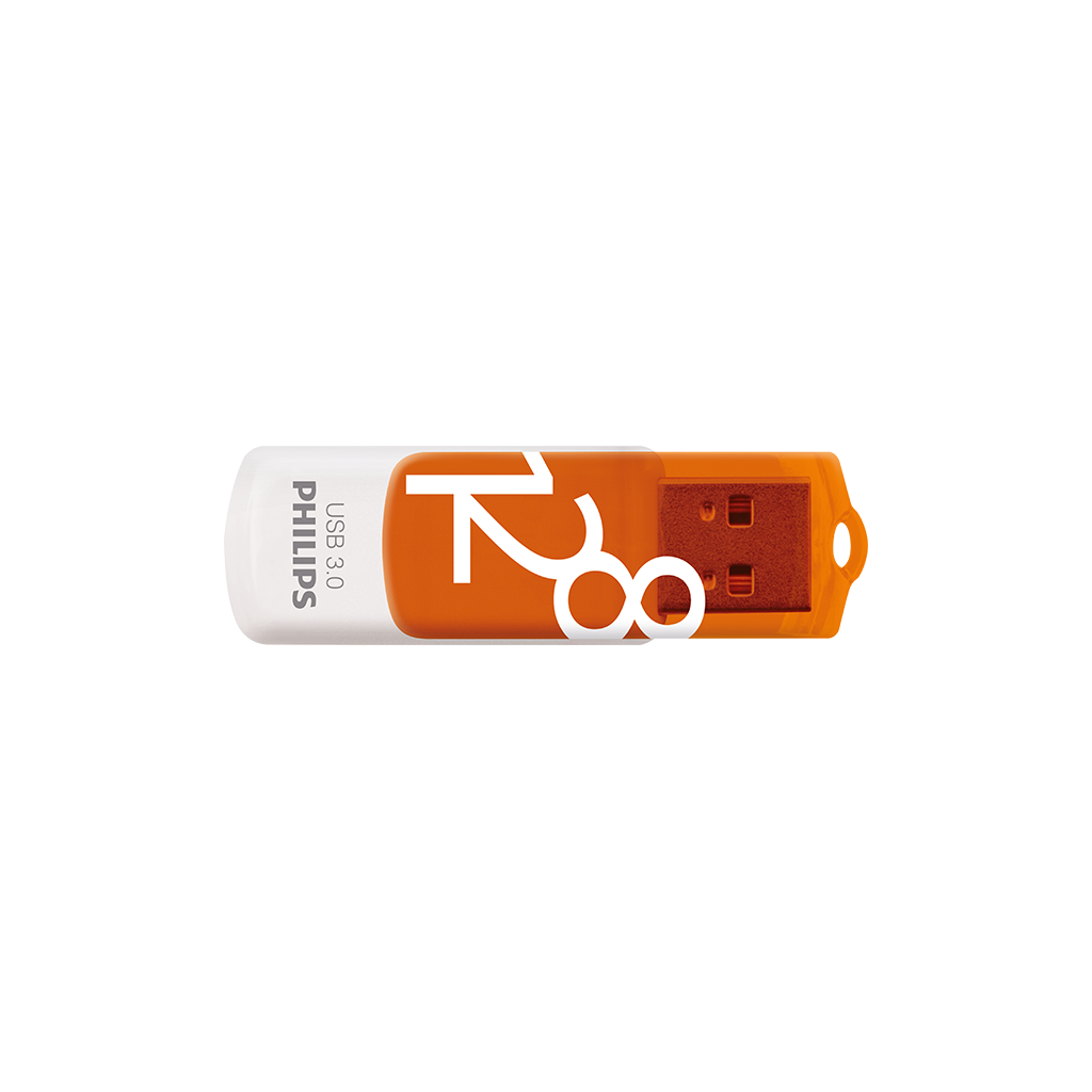 PHILIPS FM12FD00B, 128GB, USB 3.0, Vivid, Turuncu, Flash Disk - Philips - görsel 2