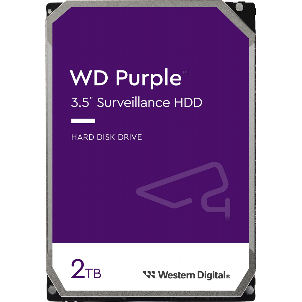 WESTERN DIGITAL WD23PURZ PURPLE 3.5" 2TB 5400rpm SATA (3 Yıl Garanti) 7/24 Harddisk - WESTERN DIGITAL - görsel 3