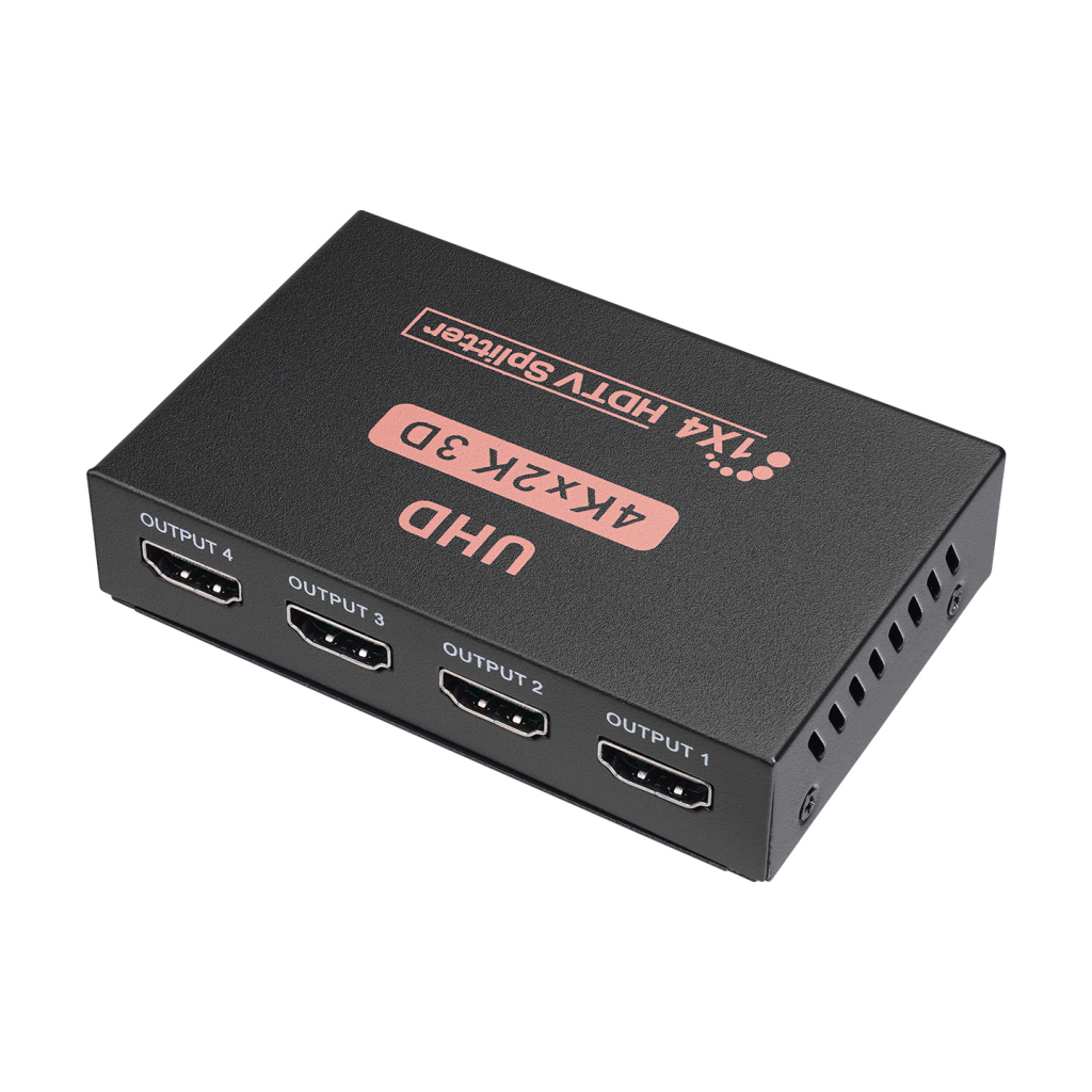 HYTECH HY-LU4, HDMI Çoklayıcı, 1Giriş, 4Çıkış, (1PC-4Monitör) - Hytech - görsel 2
