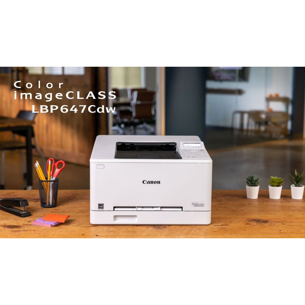 CANON  i-SENSYS LBP647CDW,  Wifi, Lan, Duplex, Renkli Lazer, Yazıcı (Dakikada 25  Sayfa) ORİJİNAL TONERLİ, TÜRKİYE Distibütör GARANTİLİ - Canon - görsel 2
