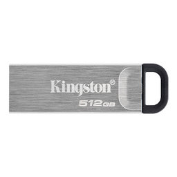 512 GB USB3.2 KINGSTON DATATRAVELER KYSON SIYAH/GRI (DTKN/512GB) - KINGSTON