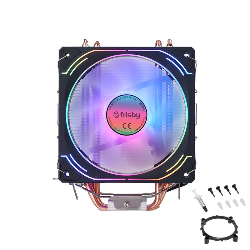 FRISBY FCL-F1334C (P4S) INTEL 1366/115X/1200/1700-AMD AM2/AM2+/AM3/AM4/AM5 İŞLEMCİ FAN - Frisby - görsel 3