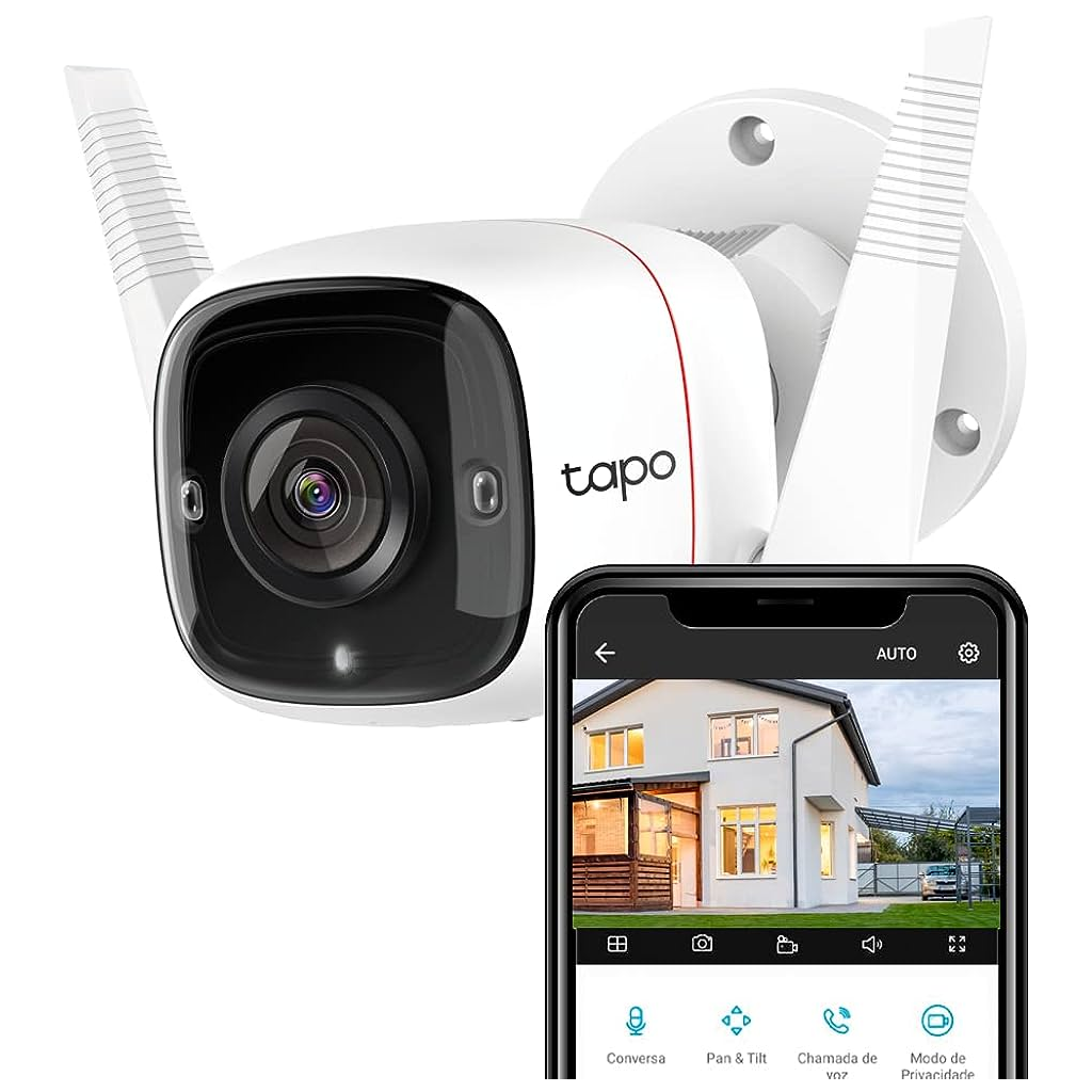 TP-LINK Tapo TC65 (C310), 3,0Mpix, İç ve Dış Mekan, IP66, WiFi, 30Mt. Gece Görüşü, İki Yönlü Ses Güvenlik Kamerası - Tp-Link - görsel 3