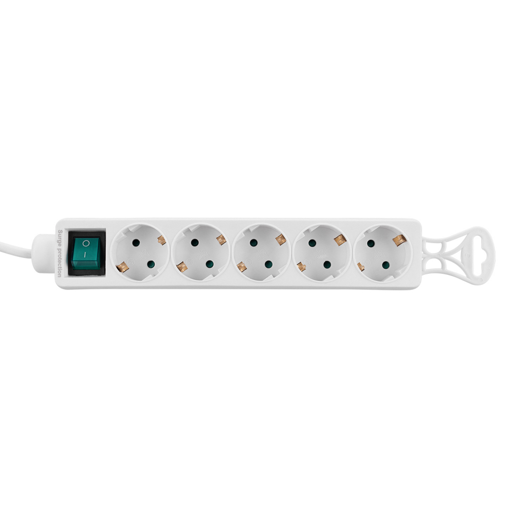 S-LINK SPG-F05, 5 Soket, Akım Korumalı Priz, 1.5Mt Kablo, 306 Joule (Beyaz) - S-Link - görsel 3
