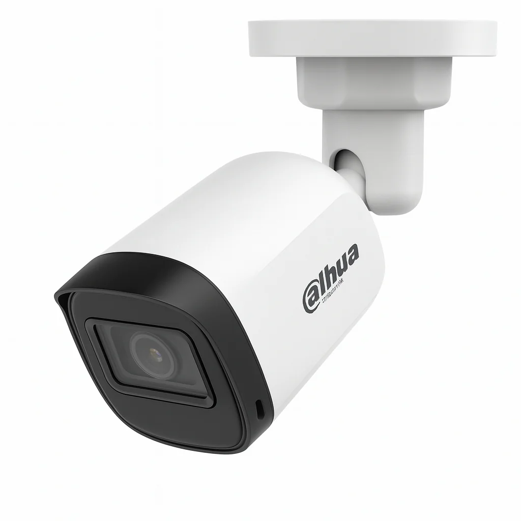 DAHUA HAC-B1A21-U-A-0360B, 2Mpix,  3.6mm Lens, 30 Mt Gece Görüşü, Dahili Mikrofon, Bullet Kamera - Dahua