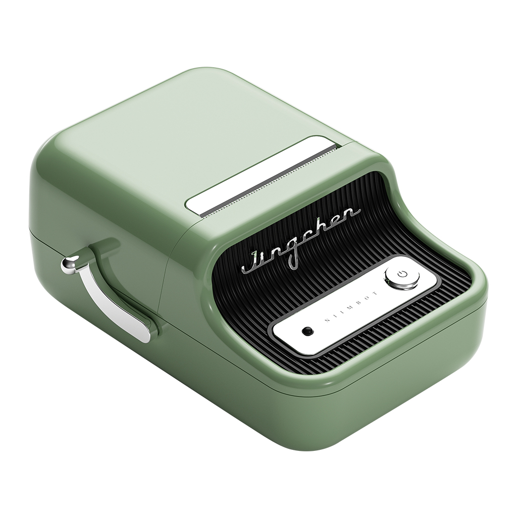 NIIMBOT B21S, Taşınabilir, Mürekkepsiz, Termal Etiket Yazıcı (Bluetooth, Type-C) Yeşil - Niimbot - görsel 5