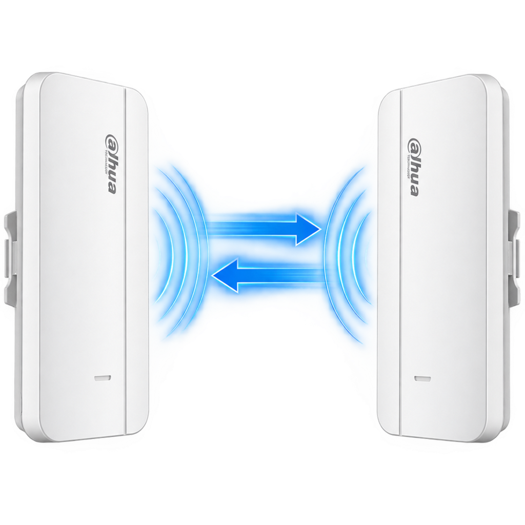 DAHUA WB2-60N-I-V2, 2Port, 300Mbps, 2.4Ghz, Dış Ortam, Noktadan Noktaya PTP, Acces Point, Kutu İçeriği 2 Adet, (500m) - Dahua