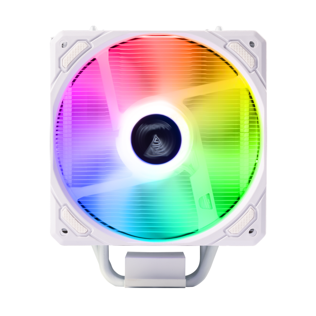 GAMDIAS BOREAS E1-410 WH, White Edition, 120mm, CPU Kule Tipi Hava Soğutma, Doğrudan Temas Teknolojisine Sahip 4 adet Gelişmiş Bakır Isı Borusu (AMD AM4-AM5 ve INTEL Tüm işlemciler ile uyumlu) - Gamdias - görsel 2