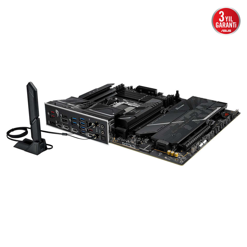 ASUS ROG STRIX X870E-H GAMING WIFI7, 4xDDR5, 4xM.2, DP, HDMI, Type-C, PCIe 5.0, Wi-Fi 7, Bluetooth v5.4, AM5 Soket GAMING Anakart - Asus - görsel 4
