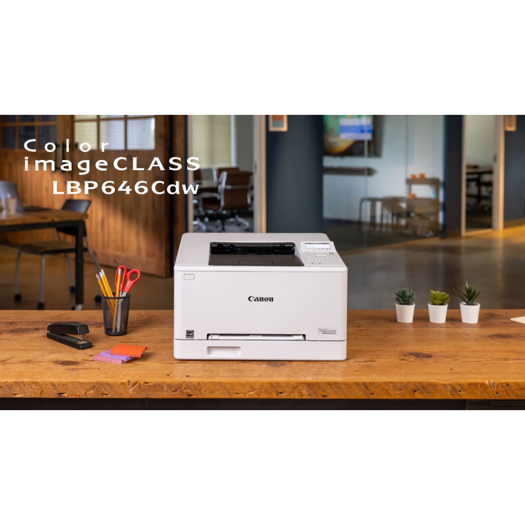 CANON  i-SENSYS LBP646CDW,  Wifi, Lan, Duplex, Renkli Lazer, Yazıcı (Dakikada 25  Sayfa) ORİJİNAL TONERLİ, TÜRKİYE Distibütör GARANTİLİ - Canon - görsel 4