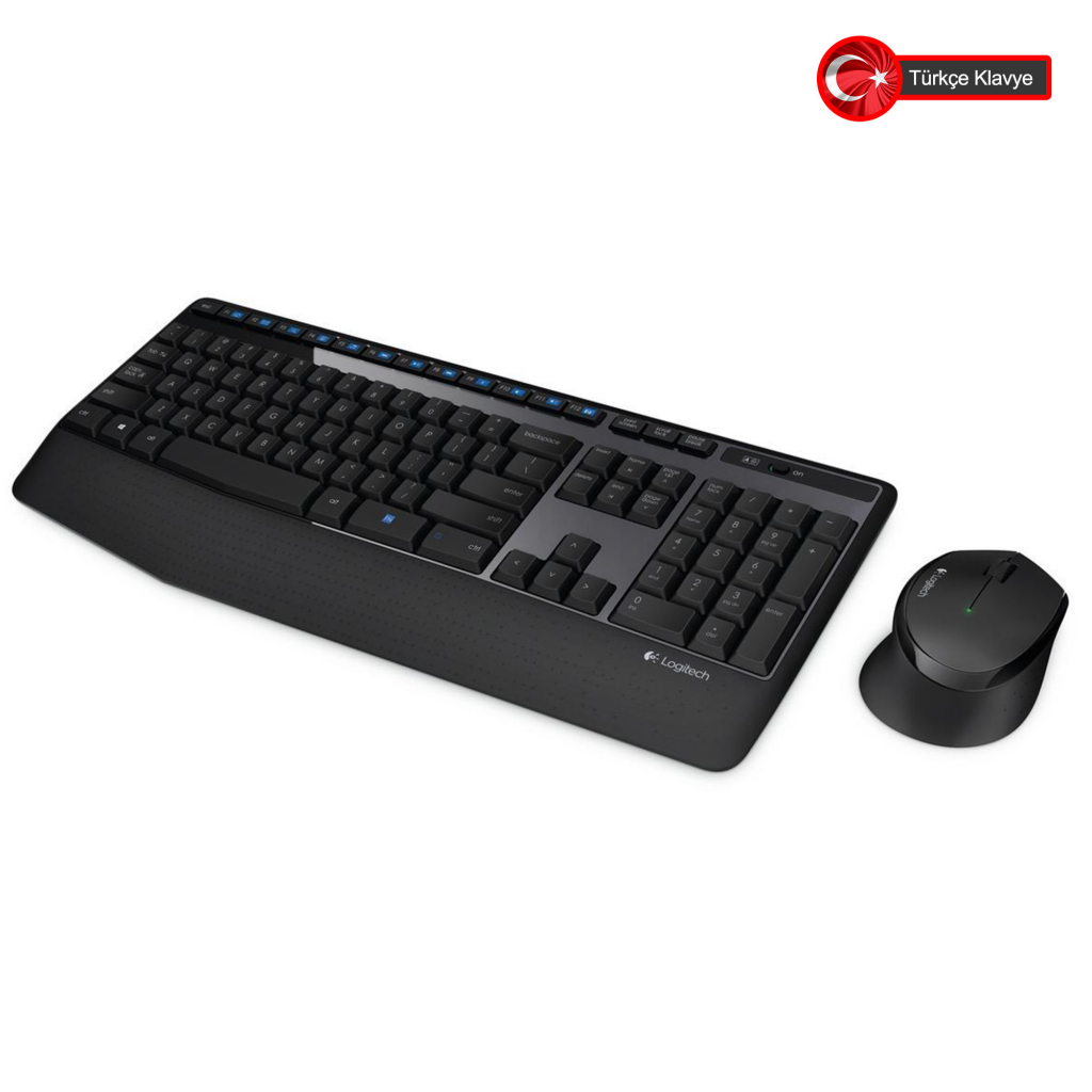 LOGITECH MK345 Q Türkçe Kablosuz Siyah Klavye+ Mouse - LOGITECH - görsel 3