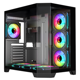 FRISBY FC-9550G 850W 80+ Bronze Siyah 7x ARGB Fan Mid Tower ATX Kasa - FRISBY - görsel 2