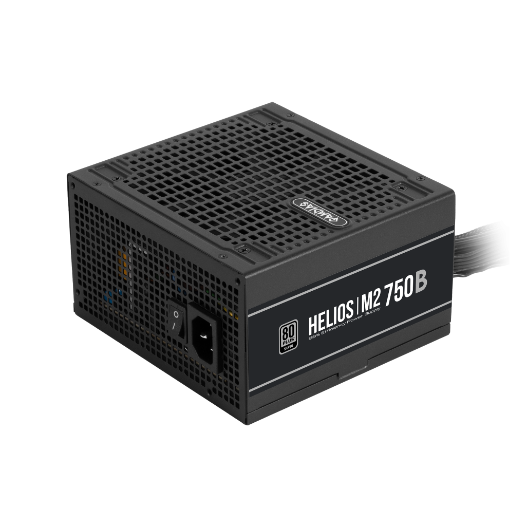 GAMDIAS HELIOS M2-750B, 750W, 80+ Silver, Aktif PFC, GAMING, ATX, Power Supply (PSU) - Gamdias - görsel 2