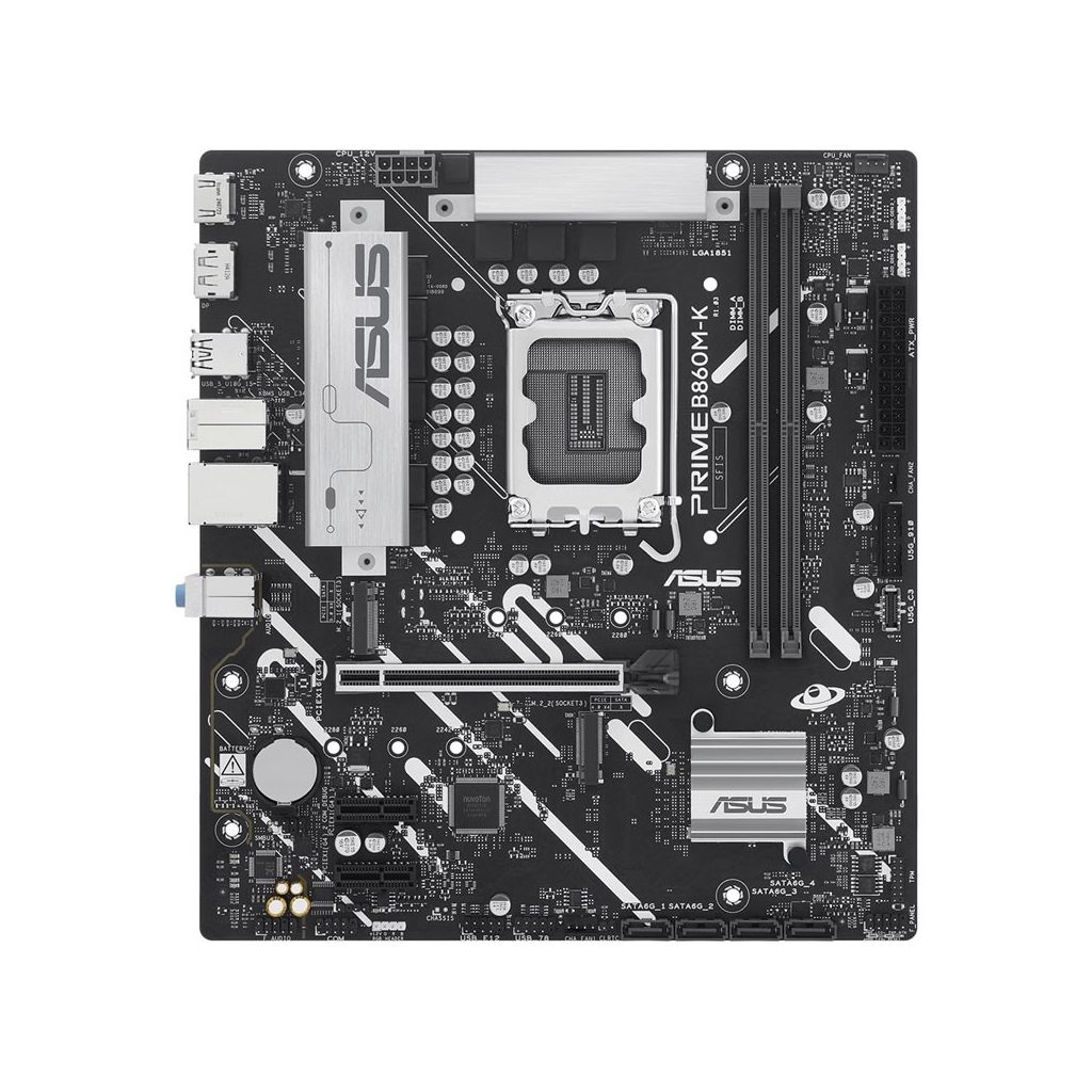 ASUS PRIME B860M-K B860 DDR5 (Vga Yok) GLan 2.5G mATX HD DP USB3 M2 1851p Anakart - ASUS - görsel 4