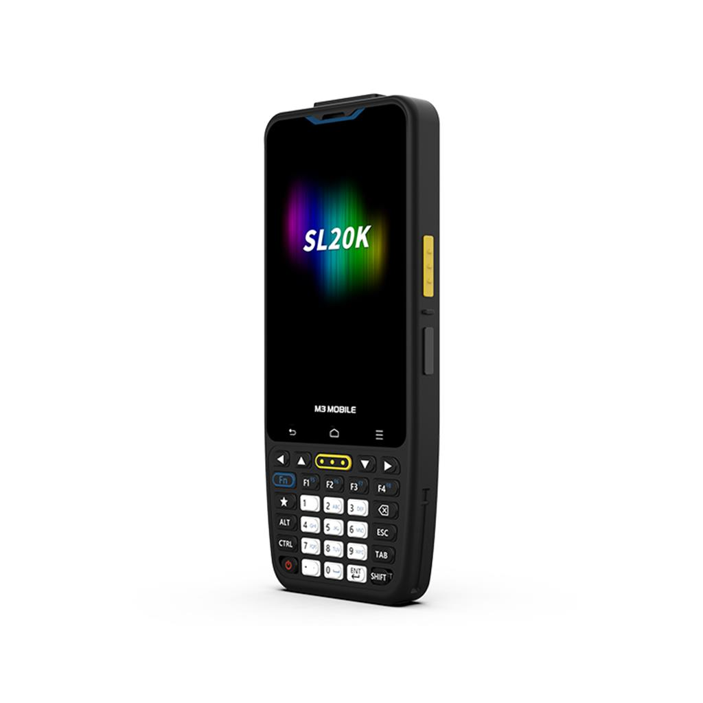 M3 Mobile SL20K, Android 13, WiFi, Bluetooth, 4" Dokunmatik ve Tuşlu Ekran, 4 GB RAM, 64 GB ROM, 2D Karekod, EL Terminali (Kılıf ve Ekran Koruyucu Dahil) - M3 Mobile - görsel 2