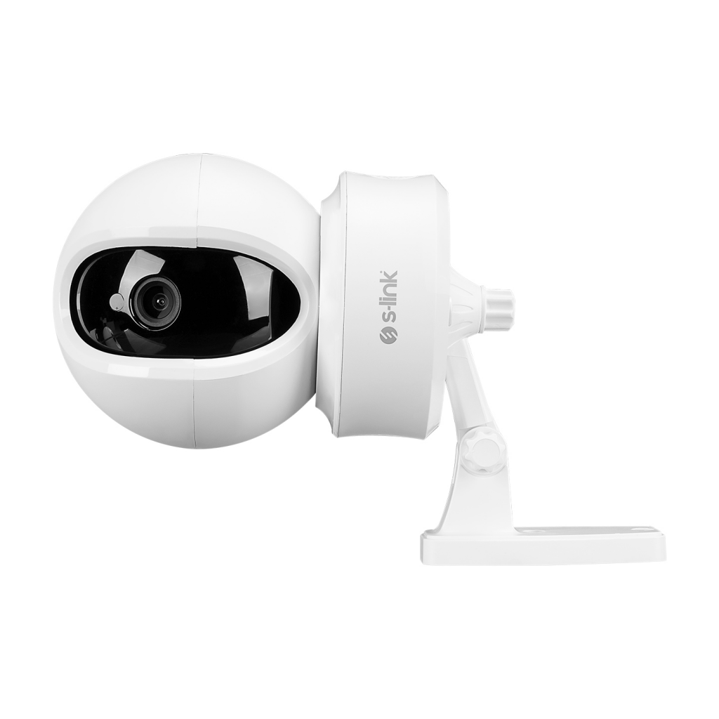 S-LINK SL-IND04, Ev/Bebek Güvenlik Kamerası, WiFi, 3Mpix, 3.6mm Lens, 10m. Gece Görüşü, Hareket algılama, İki Yönlü Ses, Micro SD Kartlı, TUYA Yazılım - S-Link - görsel 2