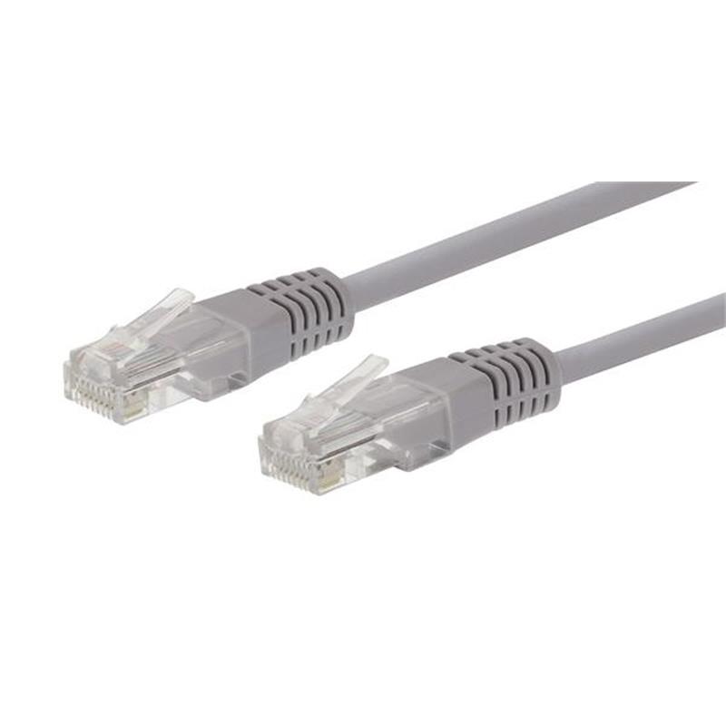 URANIUM CAT6 UTP LSZH PATCH CORD 26AWG 250MHZ 0.20M GRİ RENK - Uranium