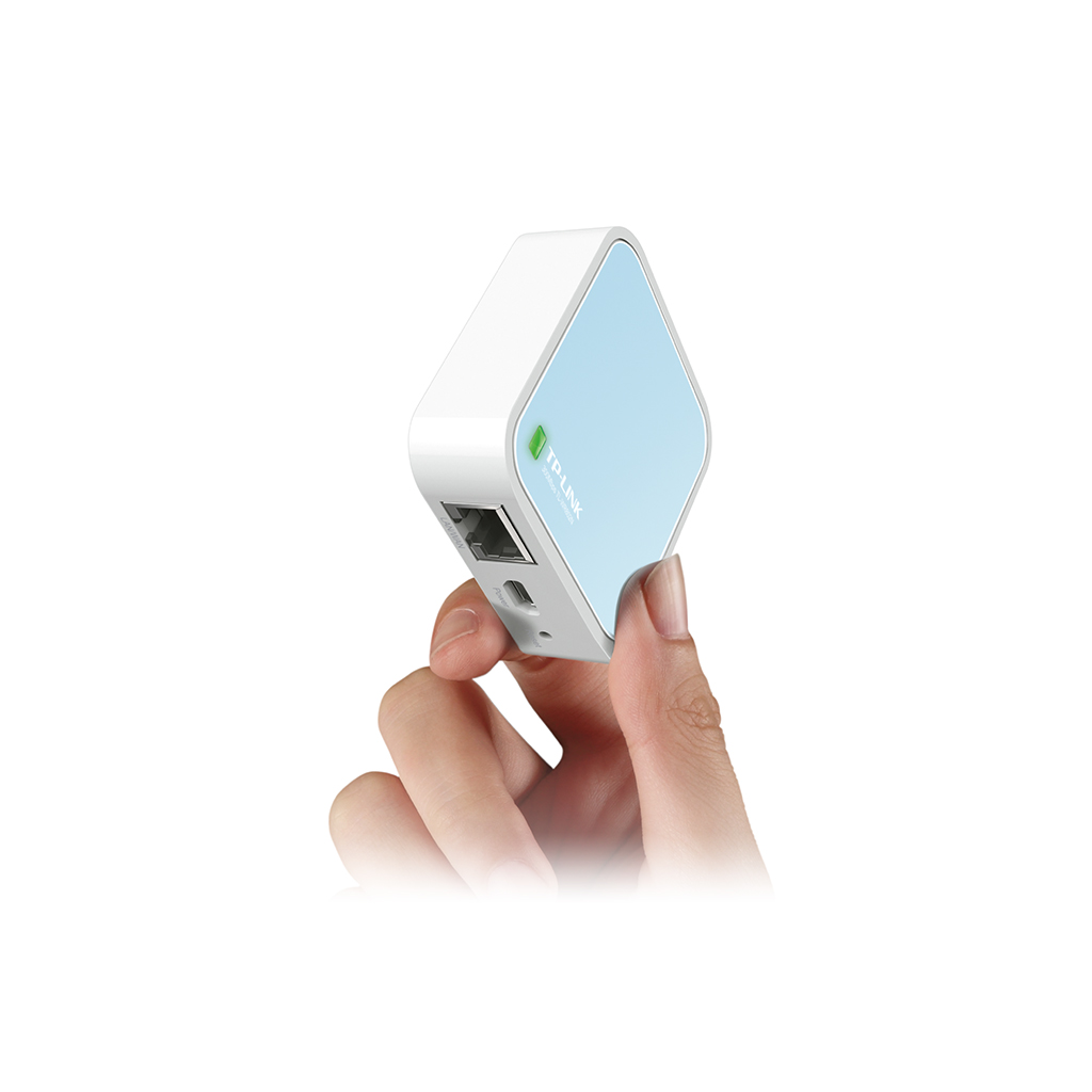 TP-LINK TL-WR802N, 1Port, 300Mbps, 2.4Ghz WiFi, Taşınabilir, Megabit, Nano, Router, Access Point, Repeater - Tp-Link