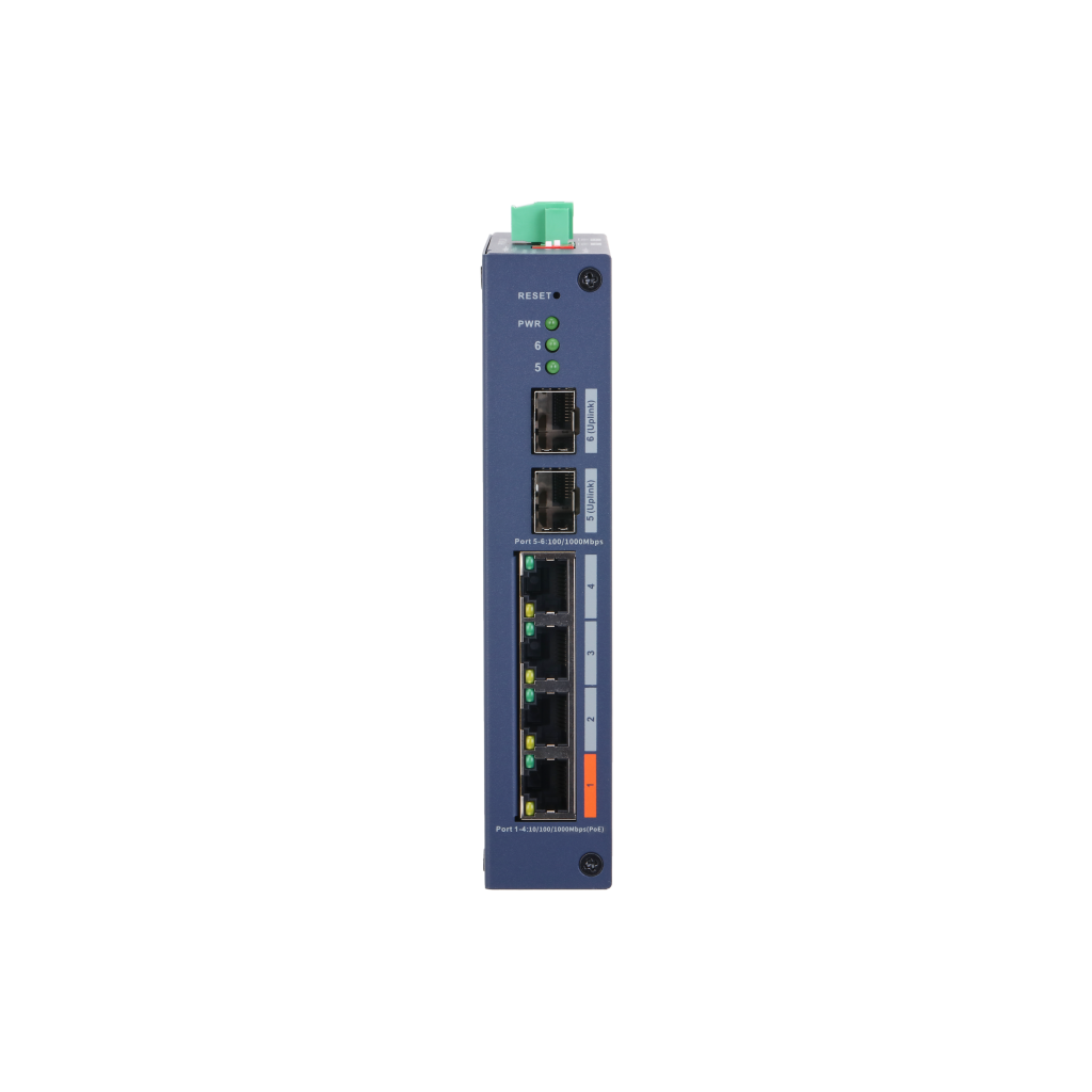 DAHUA CHS4206-4GT-60, 4 Port, Gigabit, PoE 60W, 2 Port SFP, Cloud Yönetilebilir, Switch - Dahua