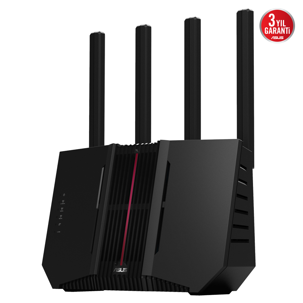 ASUS RT-BE92, BE9700, 4 Port, 9700Mbps, Tri Band, 6GHz WİFİ 7, AiMesh, Gigabit Extendable Router - Asus - görsel 3
