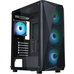 FRISBY FX-100 600W 80+ BRONZE USB3.0 4x12CM ARGB FAN SIYAH ATX KASA - FRISBY