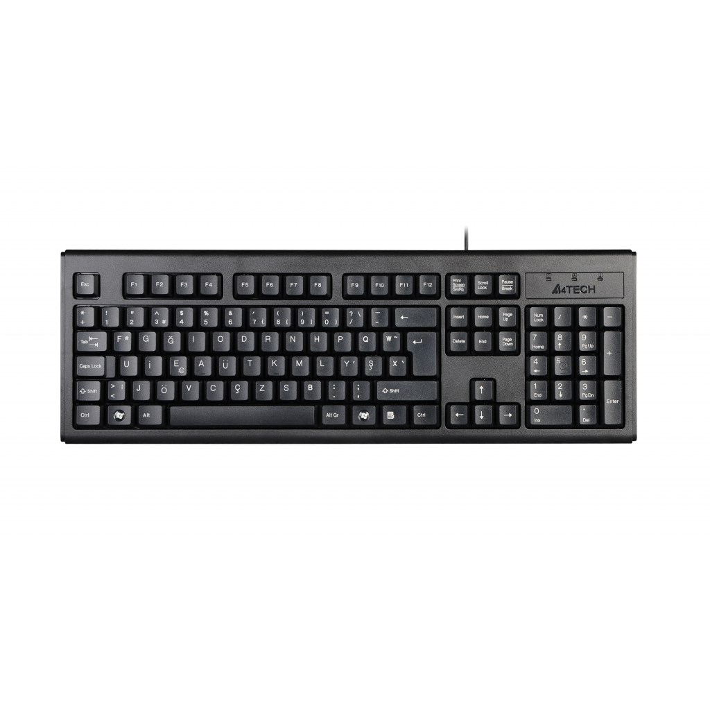 A4 TECH KM-720F F Türkçe USB Standart Siyah Klavye - A4 TECH - görsel 2