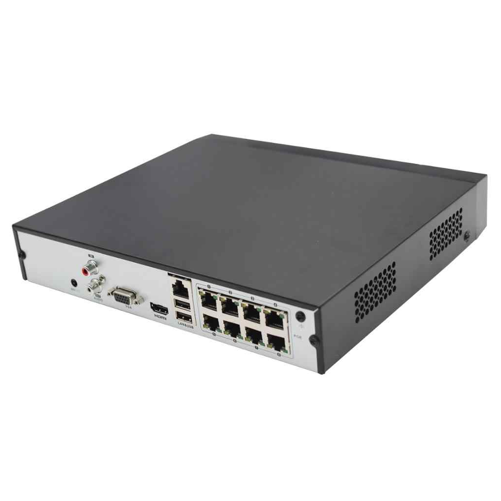 HILOOK NVR-108MH-C/8P, 8Kanal PoE, 8Mpix, H265+, 1 HDD Desteği, 1080P Kayıt, 80Mbps Bant Genişliği, 4K Motion Detection 2.0, NVR - Hilook - görsel 2