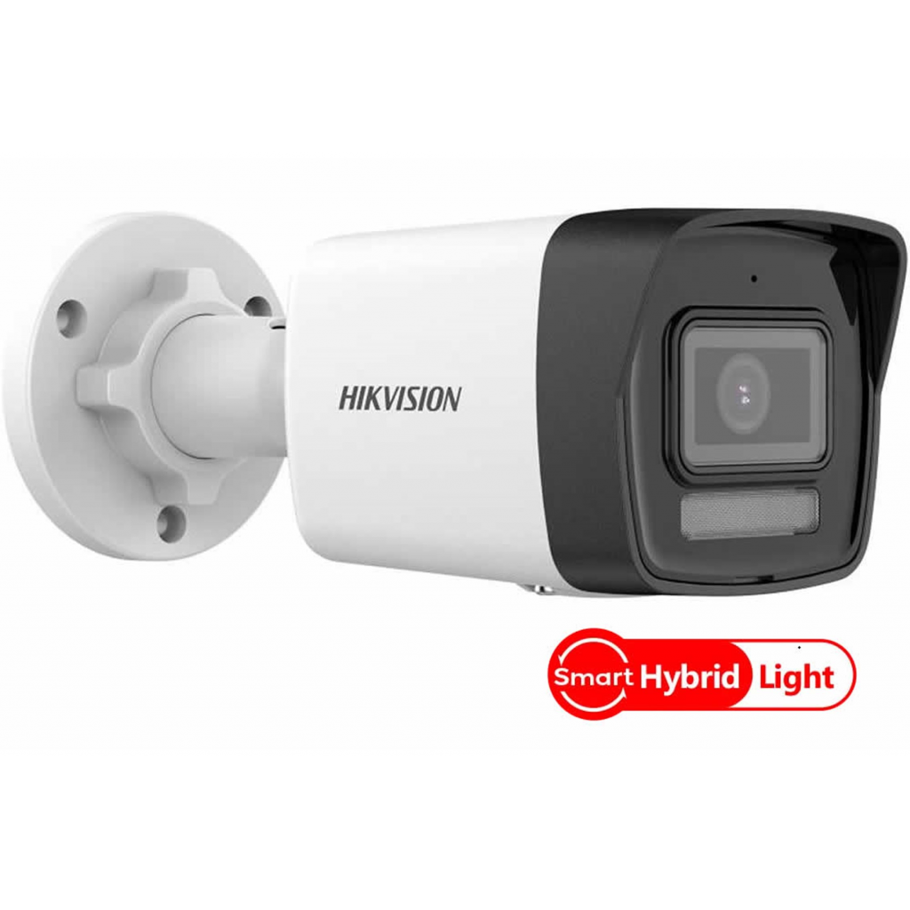 HIKVISION DS-2CD1023G2-LIUF 2Mpix, 4mm Lens, H265+ ,30Mt Gece Görüşü, Hybrid Light, SD Kart,Dahili Mikrofon, PoE, Bullet IP Kamera - Hikvision