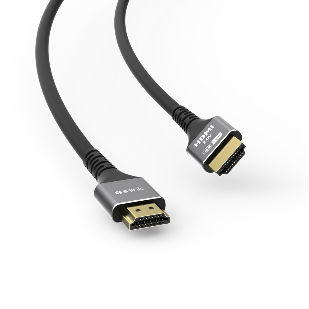 S-LINK SLX-HD4K03 3 Mt Metal v2.0 4K (4096*2160) 60Hz HDMI Kablo - S-LINK - görsel 2