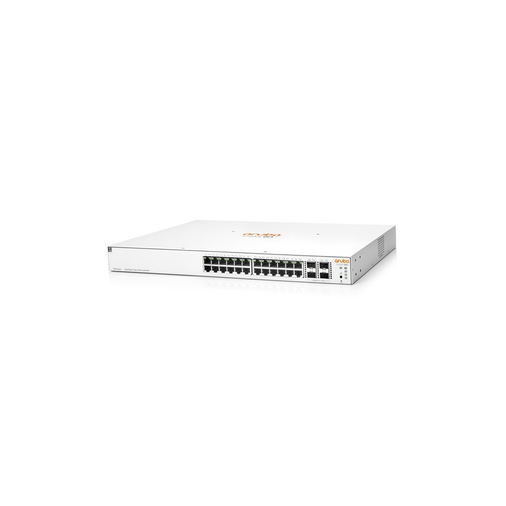 HP Aruba Instant On, JL683B, 1930-24G, 24Port, GigaBit, PoE 195W, 4 Port Gigabit SFP, Yönetilebilir, Rack Mount Switch - Hp - görsel 2