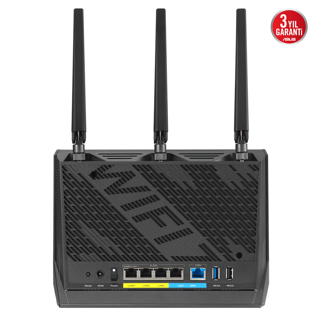 ASUS RT-BE86U, BE6800, 4 Port, 6800Mbps, Dual Band, WİFİ 7, AiMesh, AiProtection Pro, Gigabit Extendable Router - Asus - görsel 5