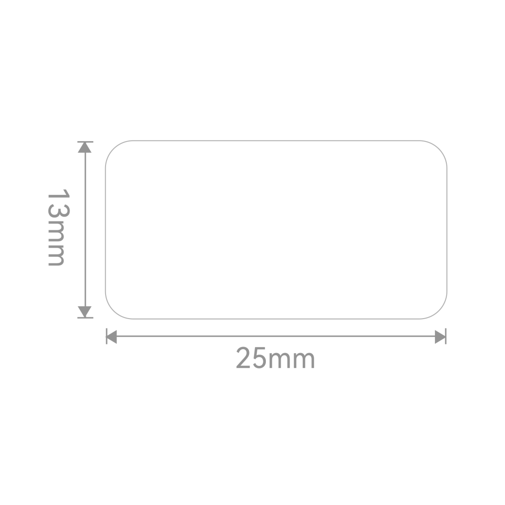NIIMBOT EW25 Etiket 25mm x 13mm Low Temperature  (-80°C) 390 etiket/rulo (M2) - Niimbot - görsel 2