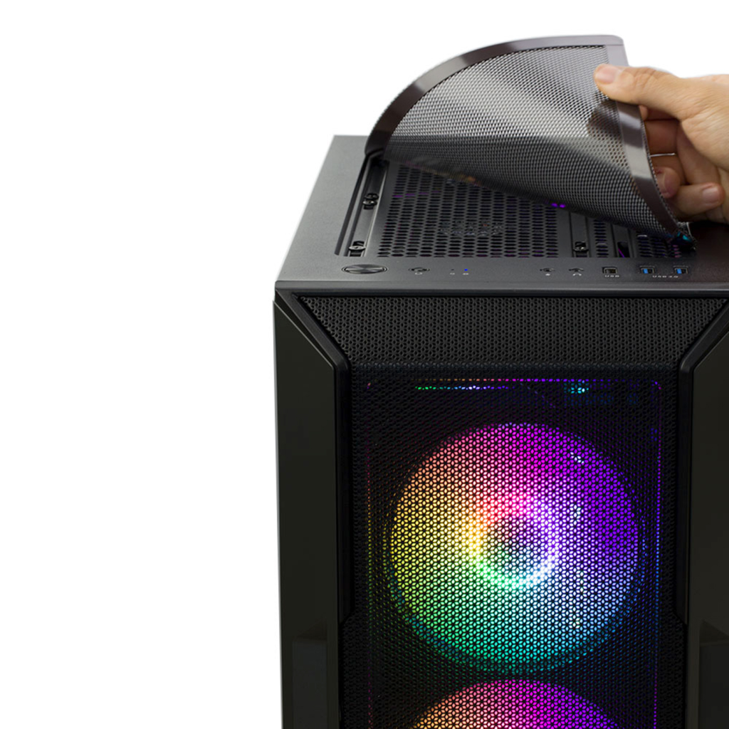 ZALMAN I3 NEO BLACK, MegaMax, 700W 80+, Mesh Panel, Tempered Glass, 4x120mm RGB Fan, ATX GAMING KASA - Zalman - görsel 5