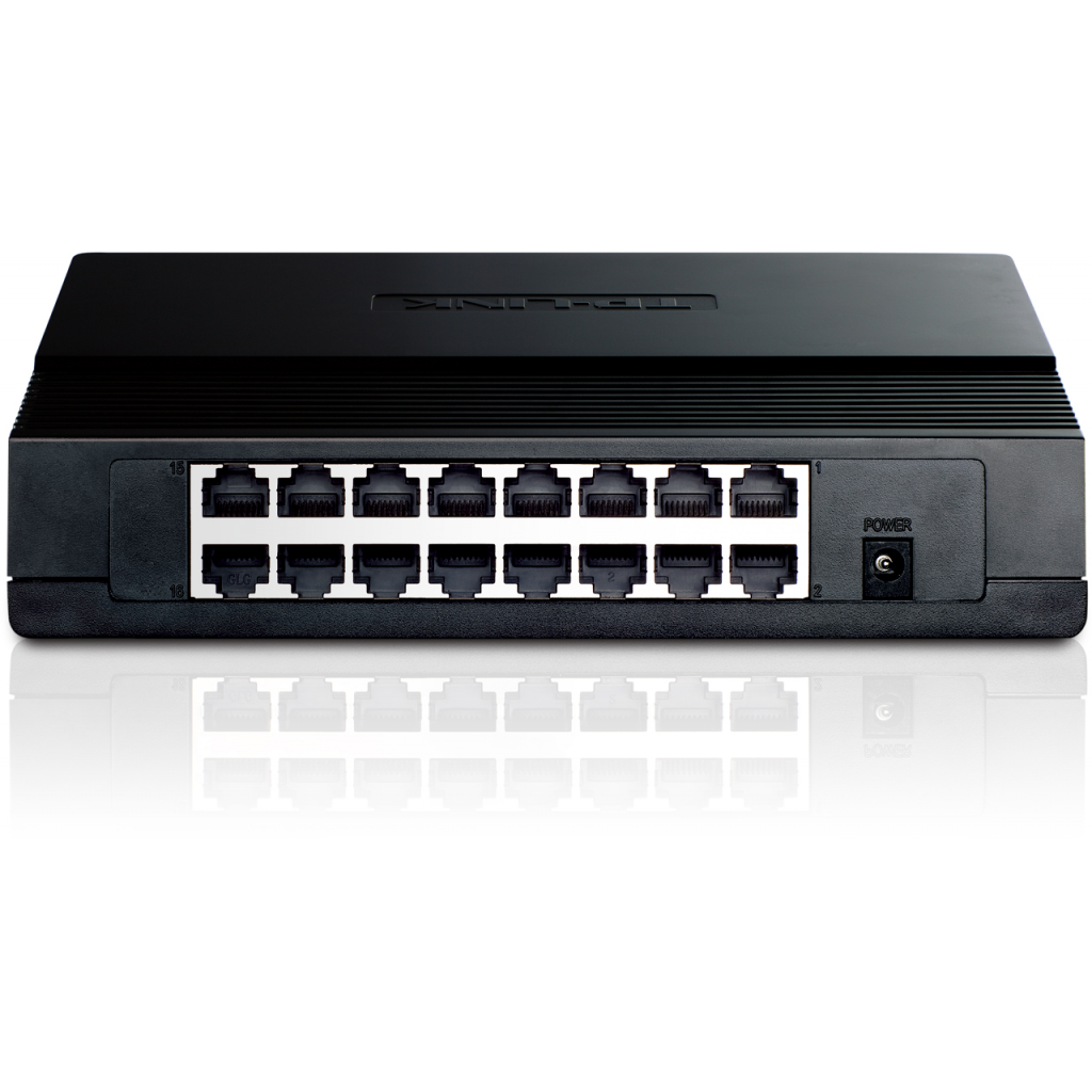 TP-LINK TL-SF1016D, 16 Port, MegaBit, Yönetilemez, Masaüstü Switch - Tp-Link - görsel 3