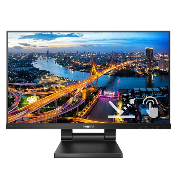 24 PHILIPS 242B1TC/00 IPS 4MS 75MHZ 1XVGA 1XHDMI 1XDP USB 3.2 FHD 1920X1080 HOPARLÖR DOKUNMATİK EKRAN VESA - Philips